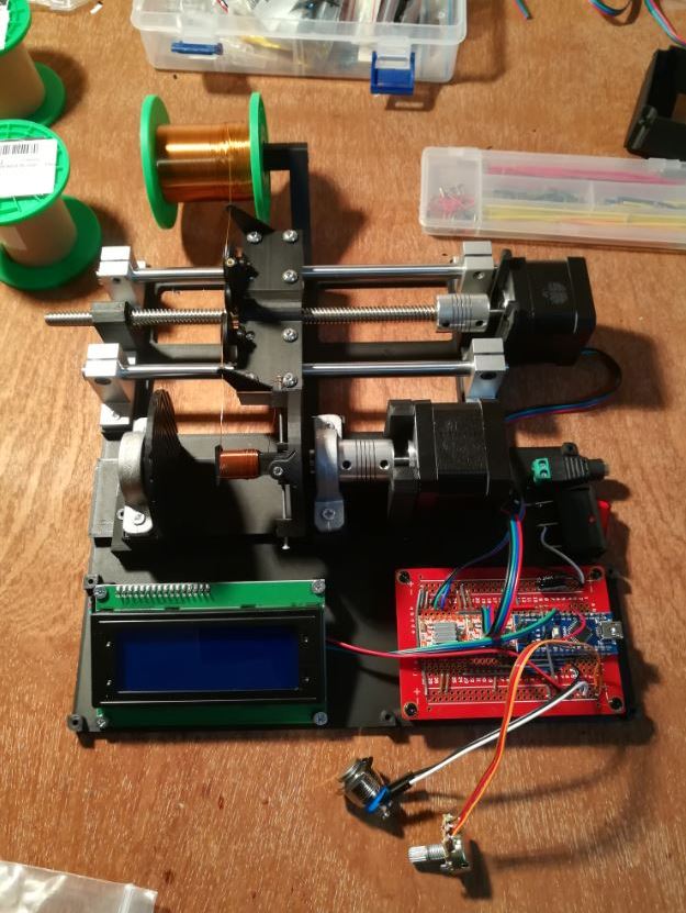 Machine à bobiner - prototypage